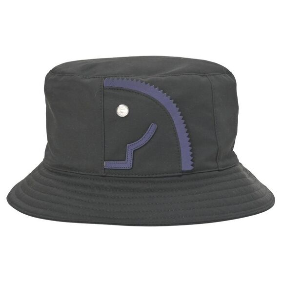 Hermès Elvis 59 Cheval Bucket Hat in Black Cotton - Picture 1 of 4